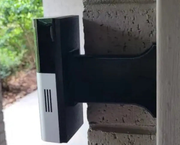 Ring Battery Doorbell Pro Brick Extension Mount - 9/16in Wide - 5/8" Standard Offset - DoorbellMount.Com