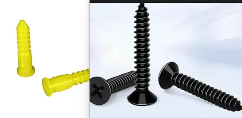 Upgrade to Stainless Black Wall Screws Replacement Parts