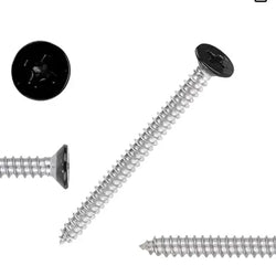 Upgrade to Stainless Black Wall Screws Replacement Parts