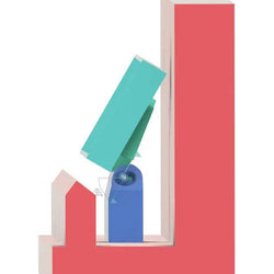 Adjustable Corner Mount Angled Doorbell Mount for 0 - 90 Degrees Horizontal Angles - DoorbellMount.Com