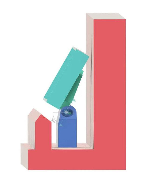 Adjustable Corner Mount Angled Doorbell Mount for 0 - 90 Degrees Horizontal Angles - DoorbellMount.Com