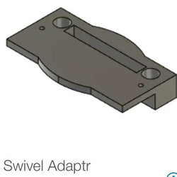 Offset Narrow Extension Swivel Baseplate for Adjustable Swivel Mounts - DoorbellMount.Com