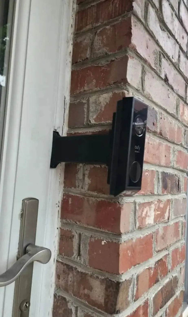 Eufy Doorbell Brick Extension - 9/16in Wide Base, Offset Over Brick - DoorbellMount.Com