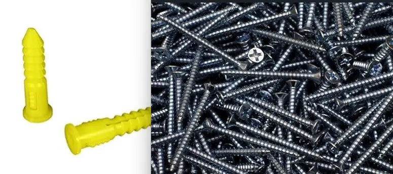 Upgrade to Stainless Black Wall Screws Replacement Parts