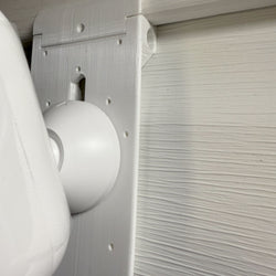 Arlo 2k Camera Vinyl Siding Mount | Screwless Install Bracket |No Drill Mounting