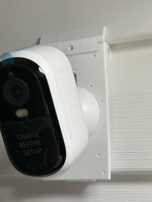 Arlo 2k Camera Vinyl Siding Mount | Screwless Install Bracket |No Drill Mounting