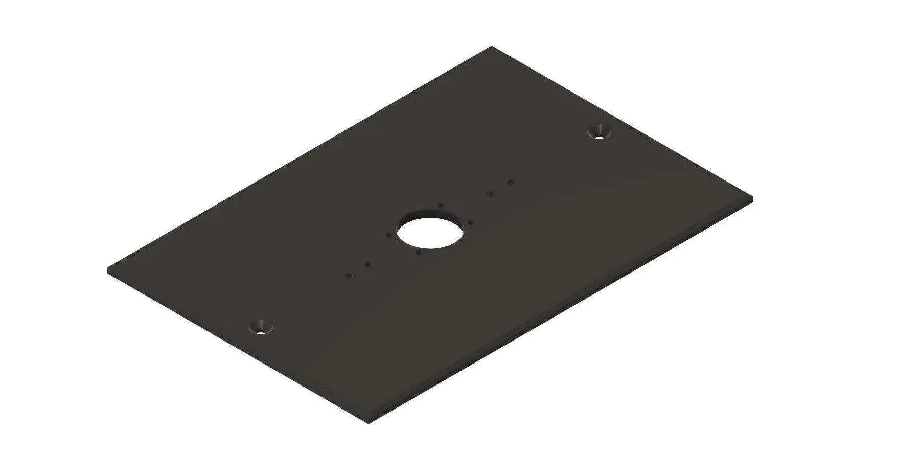 Cover Plate for Use With Doorbell Mounts Customizable