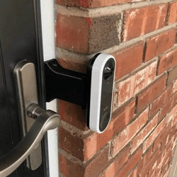 Arlo Essential Doorbell Wire-Free Brick Extension - 9/16in Wide Base - Offset Extend Over Side of Brick - DoorbellMount.Com
