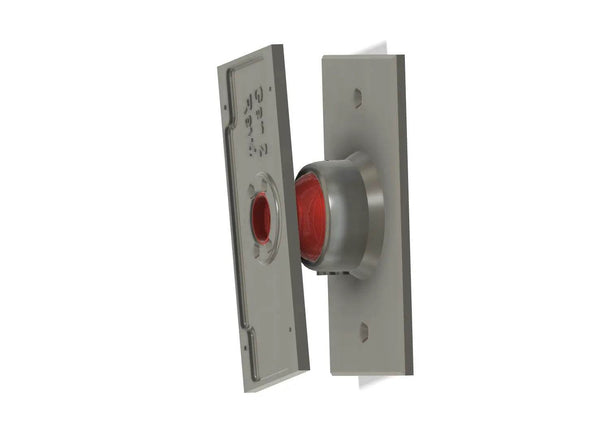 Single Gang Box Base Integrated Swivel 35° Mount for Doorbells - Adjustable Swivel Version for Frontal Angle Adjustment - DoorbellMount.Com