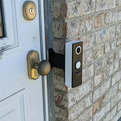 TP-LINK Tapo Doorbell D130 Brick Extension - 9/16in Wide Base - Offset Extend Over Side of Brick - DoorbellMount.Com