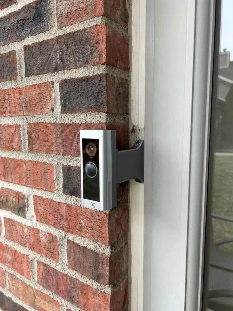 Wired Doorbell Camera Installing Ring Doorbell On Brick Doorbell