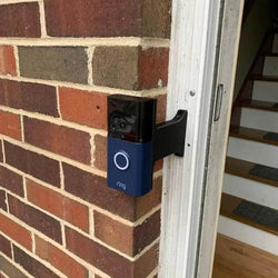 Ring Doorbell 3 or 3+ Brick Extension -Full Offset Over Brick Trim Install - DoorbellMount.Com