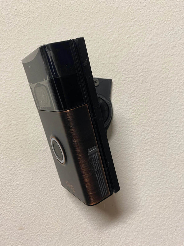 Swivel 90° Mount for Ring Battery Doorbell - Adjustable Swivel Version for Perpendicular or Side wall Gen2 - DoorbellMount.Com