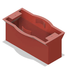 1" Wide x 1” Extension Narrow Baseplate for Adjustable Swivel Doorbell Mounts - DoorbellMount.Com