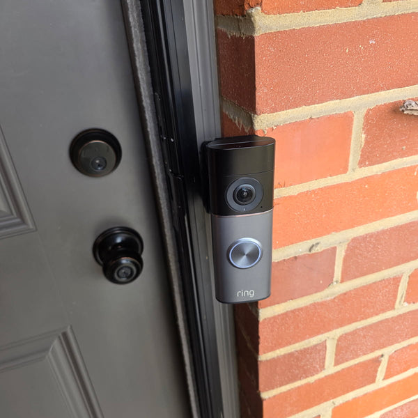 Narrow Offset Doorbell Brick Extension Mount |Ring Wired Doorbell Pro 3rd Gen 4k | Solve Recessed Trim Mounting