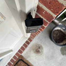 Corner Doorbell Mount Angled 30º 1in Fixed Trim Narrow/Slim Mount for Video Doorbells - DoorbellMount.Com