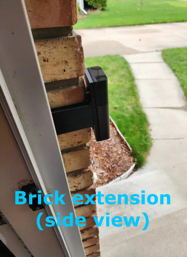 Ring Battery Doorbell Plus Brick Extension Mount - 9/16in Wide - 5/8" Standard Offset - DoorbellMount.Com