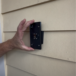 Hardie Siding Mount - No Screws| Screwless Install Bracket for Doorbells and Cameras |No Drill Mounting