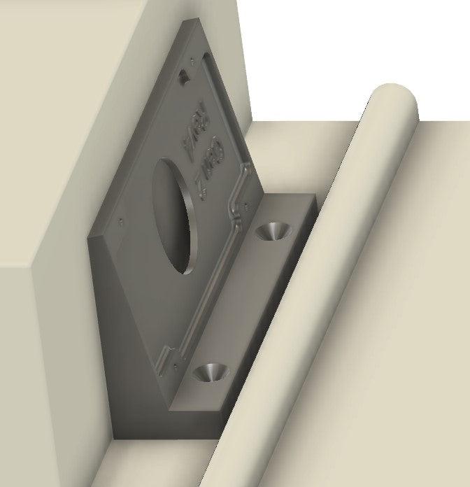 Custom 80deg Corner Ring Generation 2 Doorbell Mount 1.25in Mount with 1/2in Extension - DoorbellMount.Com
