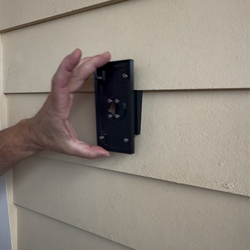 Hardie Siding Mount - No Screws| Screwless Install Bracket for Doorbells and Cameras |No Drill Mounting