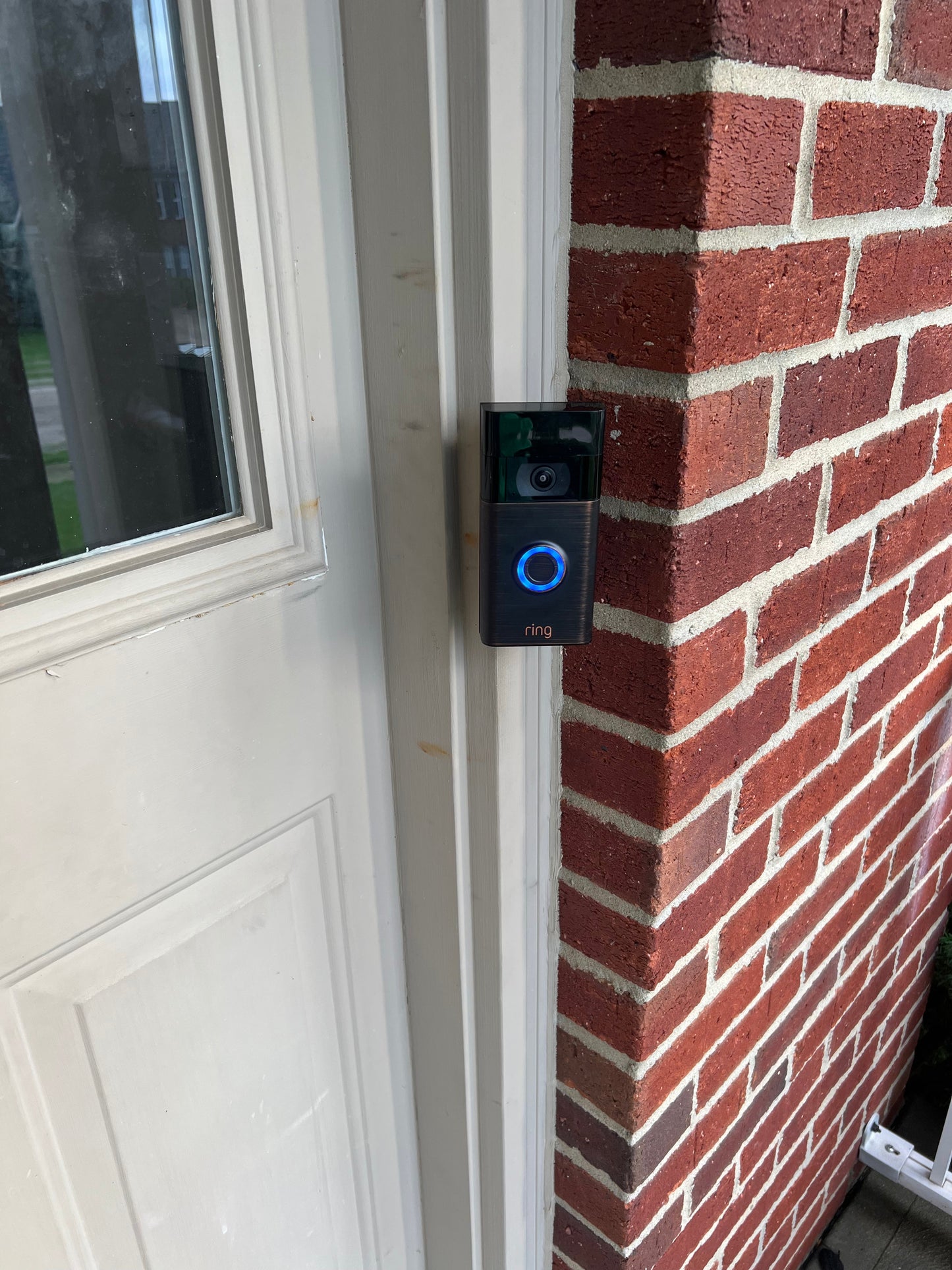 Corner Angled 45 Degree 1in Fixed Trim Narrow/Slim Mount for Video Doorbells - DoorbellMount.Com