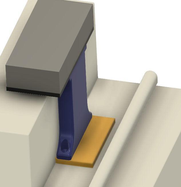 Brick Bottom Filler Plate for Offset Brick Extensions - DoorbellMount.Com