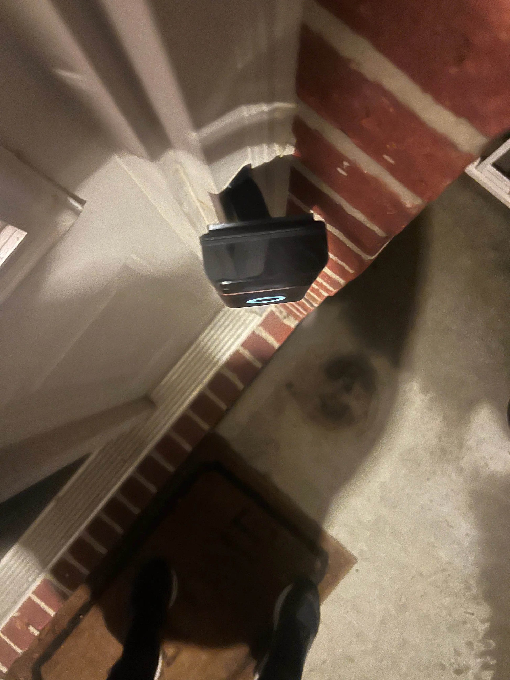 Corner Doorbell Mount Angled 30º for SMALLER Video Doorbells for Slim Narrow Storm Door Areas - DoorbellMount.Com