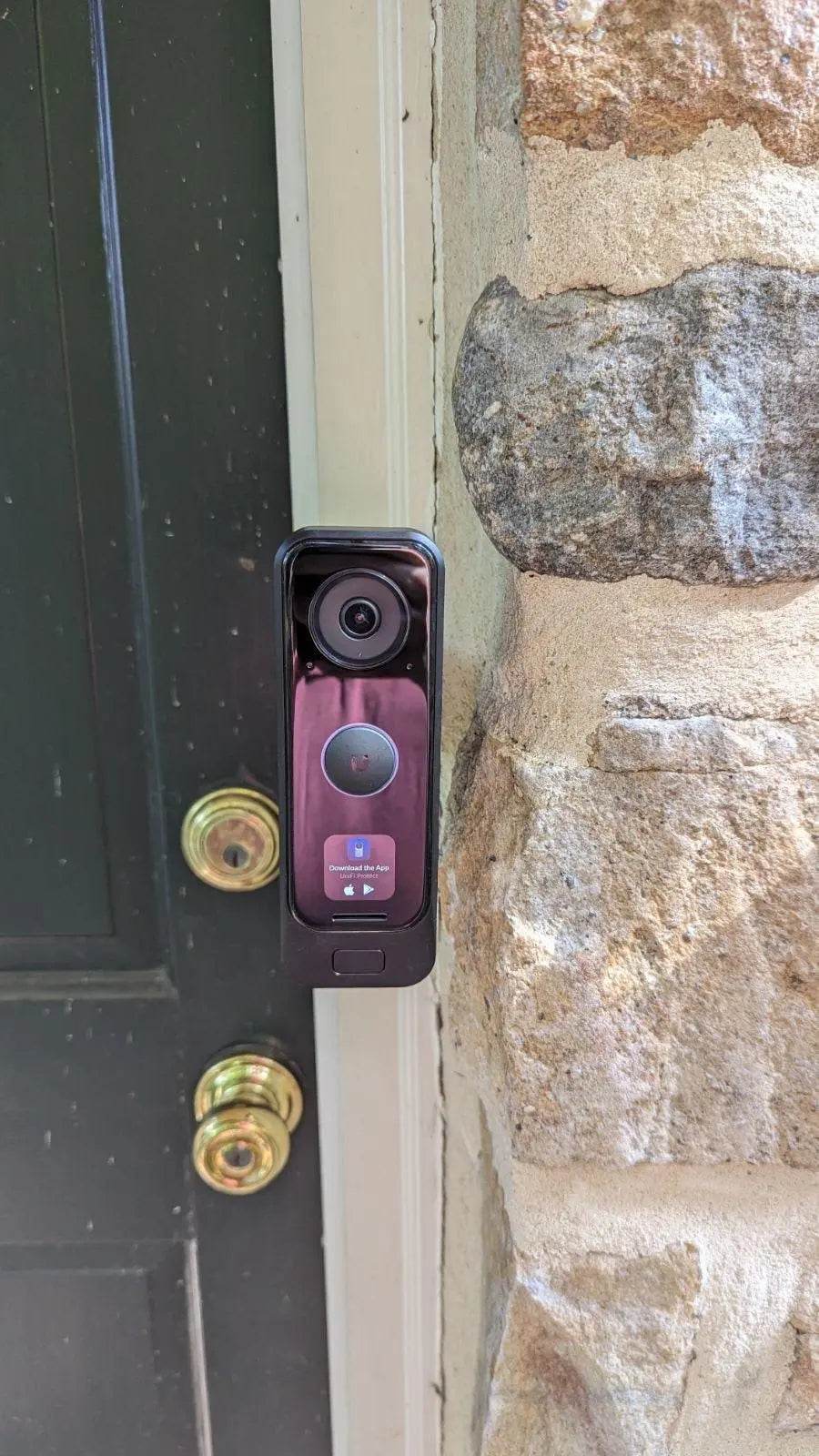 Eufy Doorbell Brick Extension - 9/16in Wide Base, Offset Over Brick - DoorbellMount.Com