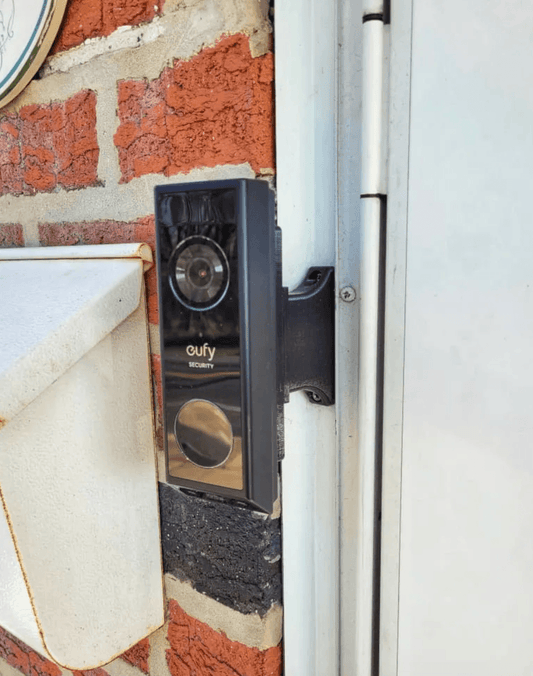 Eufy Doorbell Brick Extension - 9/16in Wide Base - Offset Over Brick Extender - DoorbellMount.Com