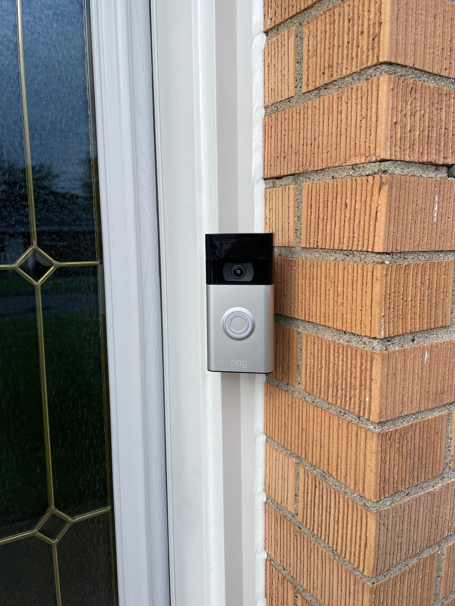 Corner Angled 45 Degree 1in Fixed Trim Narrow/Slim Mount for Video Doorbells - DoorbellMount.Com
