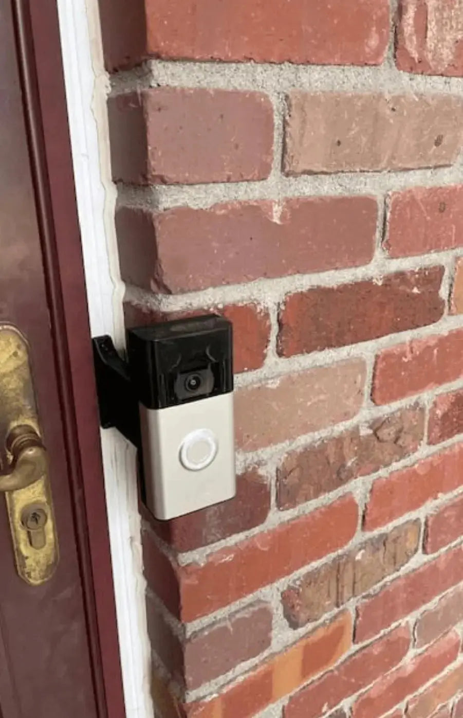 Ring Doorbell Extension for Brick Gen2- 9/16in Wide - 5/8" Offset Extender - DoorbellMount.Com