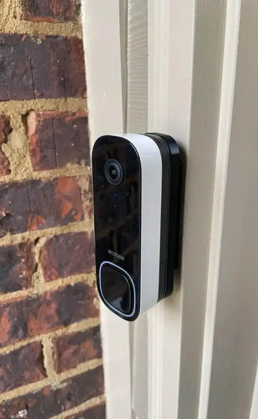 Fixed Trim Slim/Narrow Doorbell Mount for Video Doorbells and Uneven Trim - DoorbellMount.Com