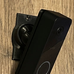 Swivel 90° Mount for Wyze V2 Doorbell - Adjustable Swivel Version for Perpendicular or Side wall Doorbell Installations - DoorbellMount.Com