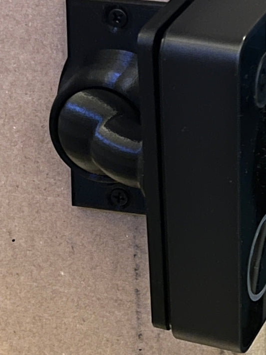 Swivel 90° Mount for Wyze V2 Doorbell - Adjustable Swivel Version for Perpendicular or Side wall Doorbell Installations - DoorbellMount.Com