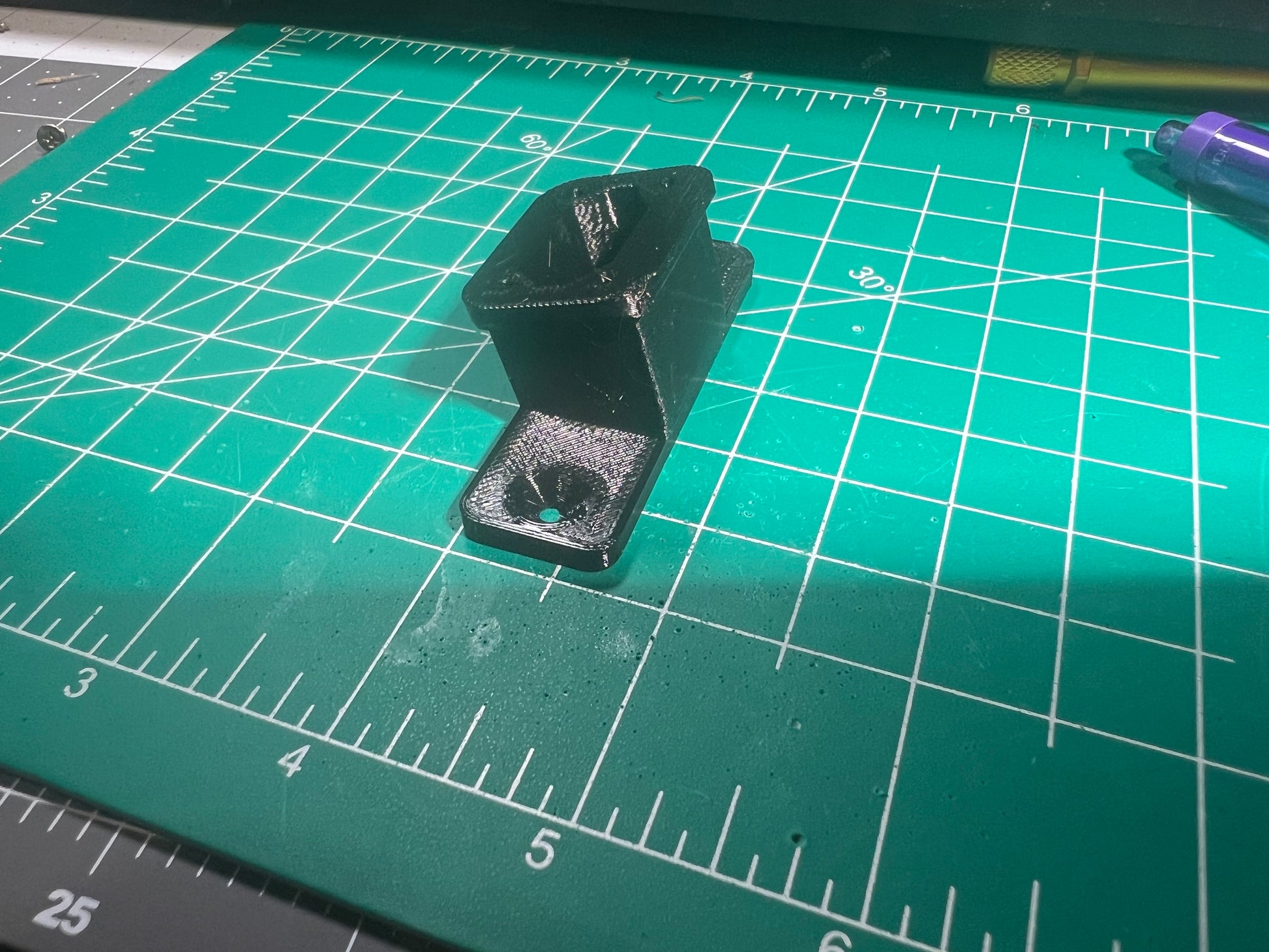 15º Offset Corner Trim Doorbell Mount for Brick Storm Door Area ( 5/8 extension from bracket for metal frame extension) - DoorbellMount.Com