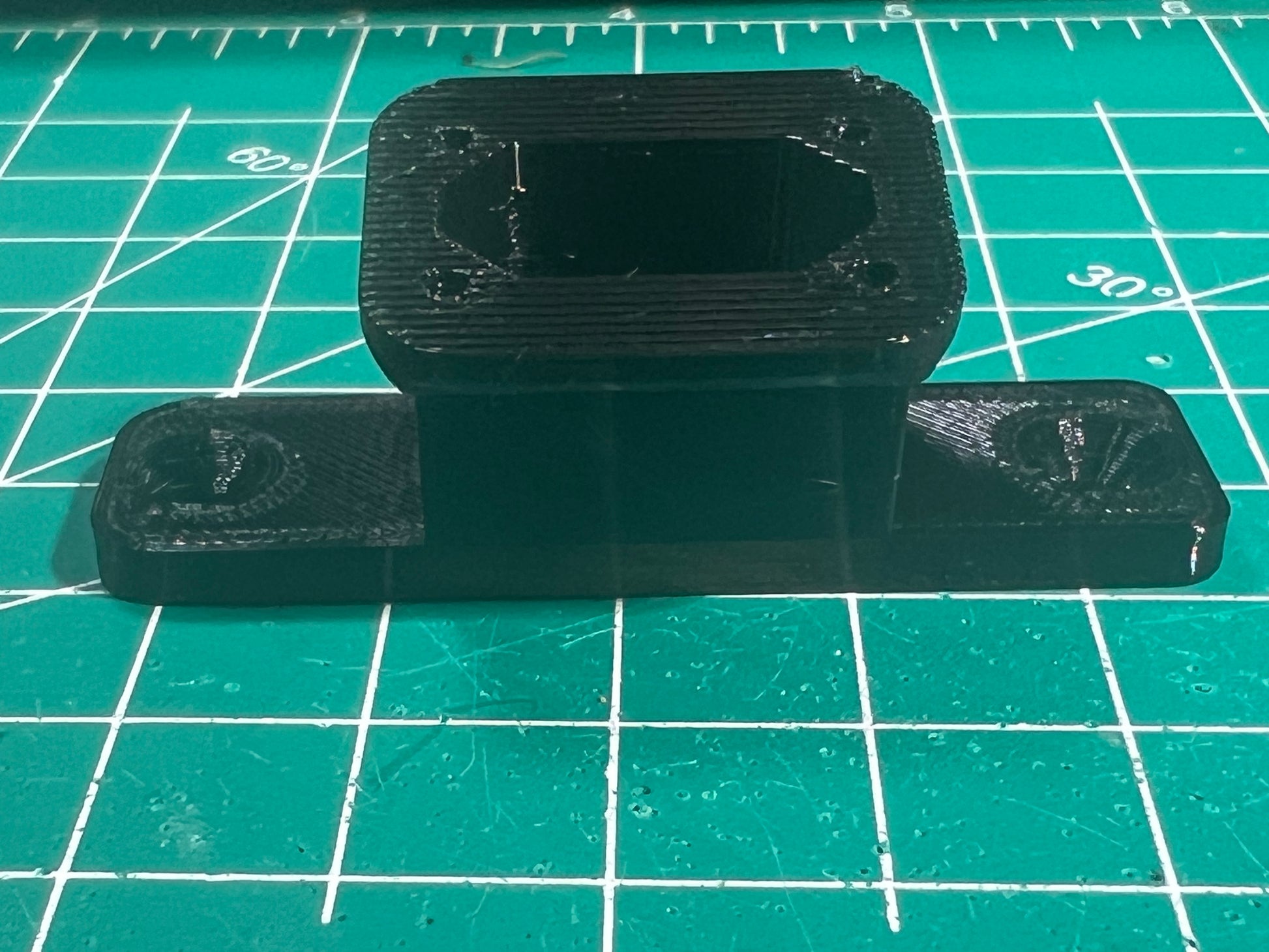 15º Offset Corner Trim Doorbell Mount for Brick Storm Door Area ( 5/8 extension from bracket for metal frame extension) - DoorbellMount.Com