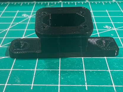 15º Offset Corner Trim Doorbell Mount for Brick Storm Door Area ( 5/8 extension from bracket for metal frame extension) - DoorbellMount.Com