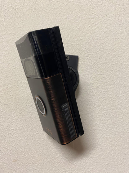 Swivel 90° Mount for Wyze V2 Doorbell - Adjustable Swivel Version for Perpendicular or Side wall Doorbell Installations - DoorbellMount.Com