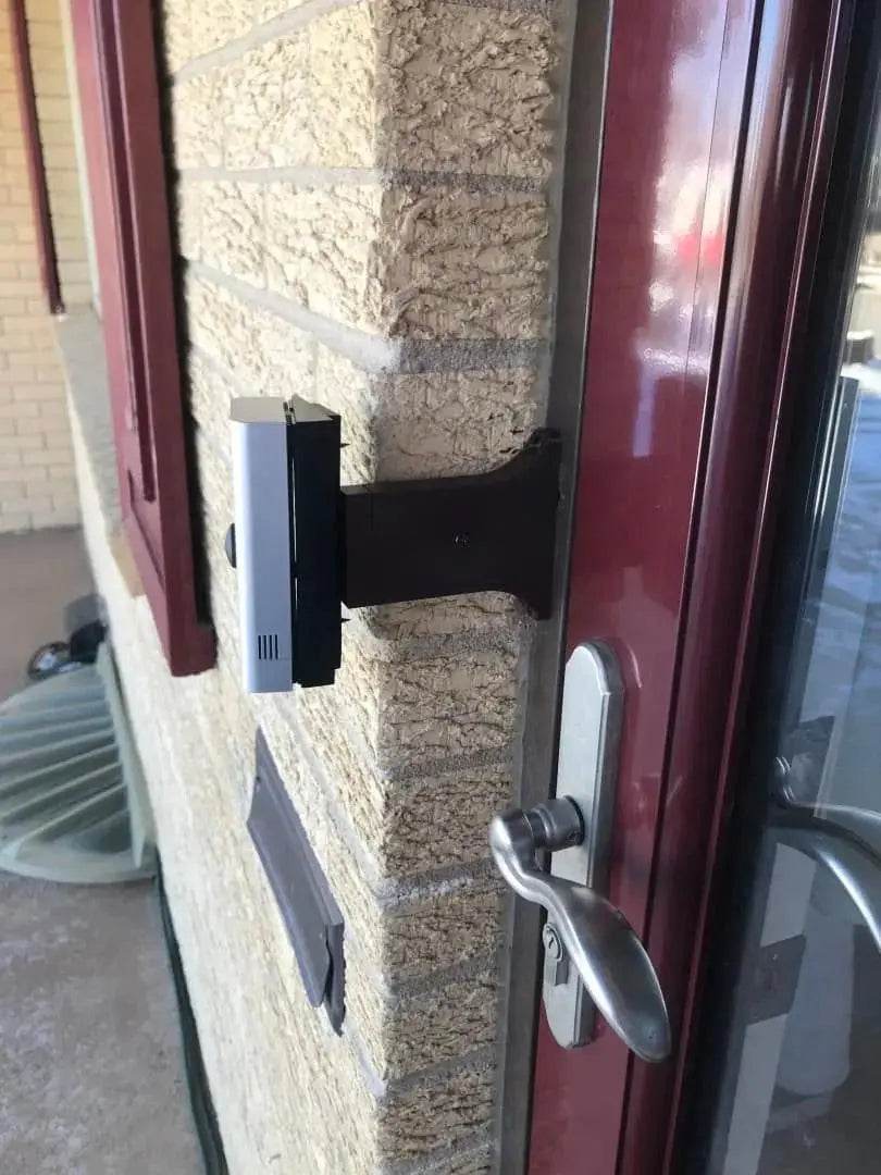 Ring Pro2 Doorbell Brick Extension - Full Offset Away from Door - DoorbellMount.Com