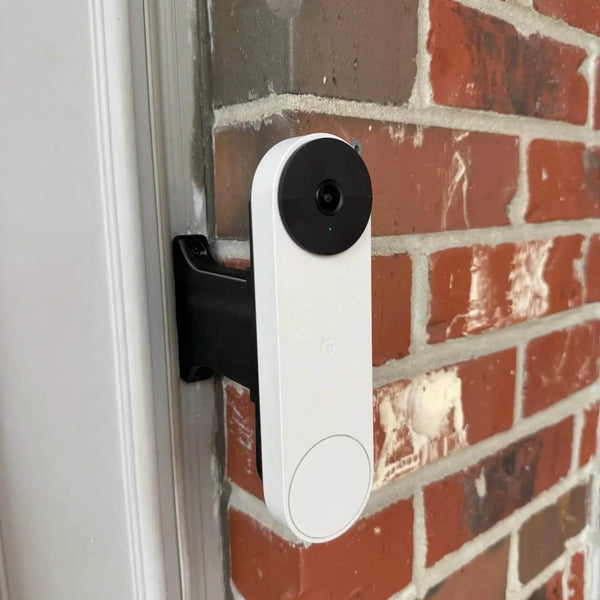 Google Nest Wireless Doorbell Brick Extension Mount- 9/16in Wide - Full Offset - DoorbellMount.Com