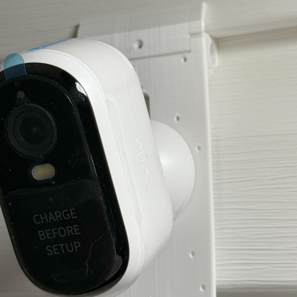 Arlo 2k Camera Vinyl Siding Mount | Screwless Install Bracket |No Drill Mounting