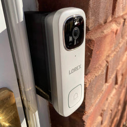 Custom Lorex 2K Brick Extension, 1in Wide, Matches Doorbell Length & Holes - DoorbellMount.Com