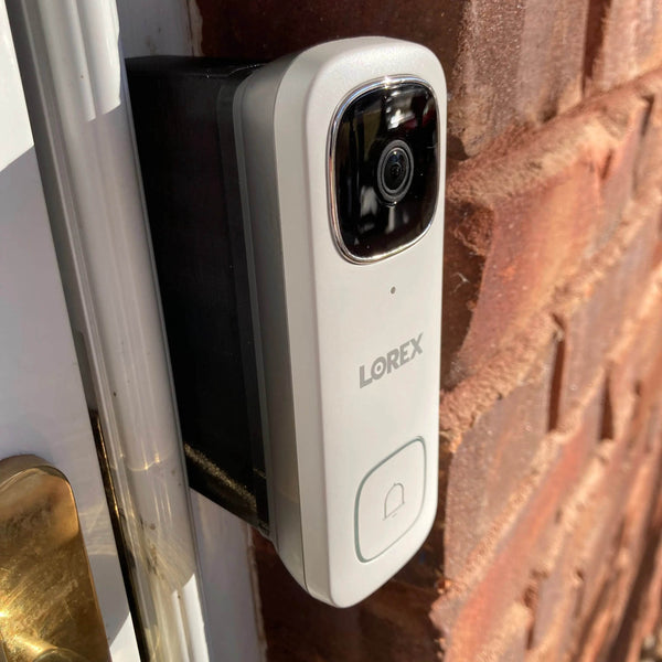 Custom Lorex 2K Brick Extension, 1in Wide, Matches Doorbell Length & Holes - DoorbellMount.Com