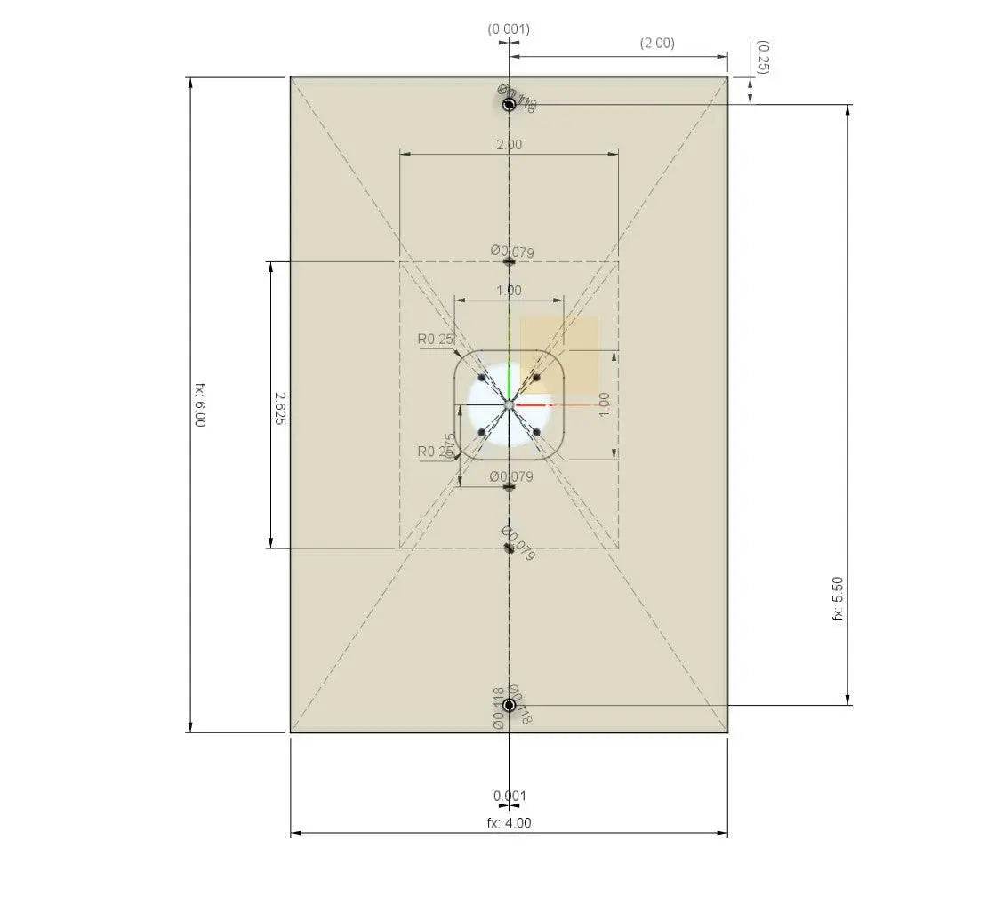 Customizable Intercom Cover Plate for Doorbell Mounts - DoorBell Mount
