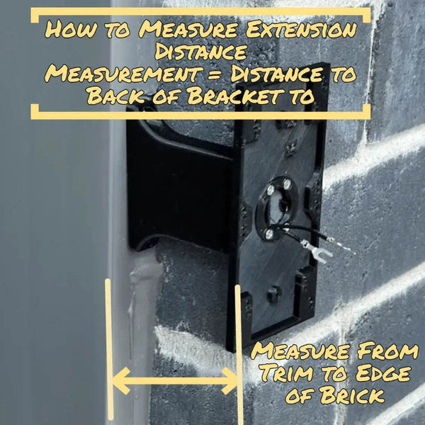 Brick Face Extensions - DoorBell Mount