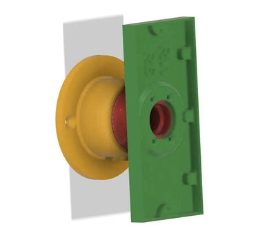 Adjustable Round Base 35° Swivel Video Doorbell Mount for Frontal Angle Adjustment - Rotate Horizontal / Vertical - DoorbellMount.Com