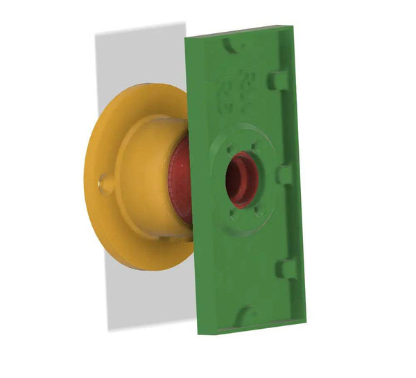 Adjustable Round Base 35° Swivel Video Doorbell Mount for Frontal Angle Adjustment - Rotate Horizontal / Vertical - DoorbellMount.Com