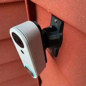 Slotted-base 0-35 degree swivel doorbell mount base detail