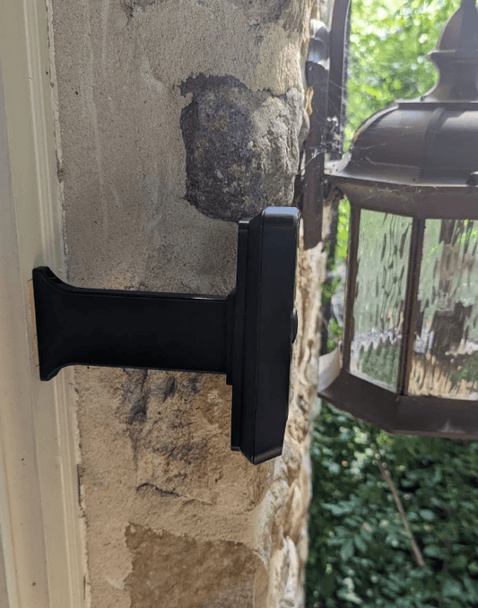 Eufy Doorbell Brick Face Extension - 9/16in Wide Base - No Offset - Flush with Face of Brick - DoorbellMount.Com