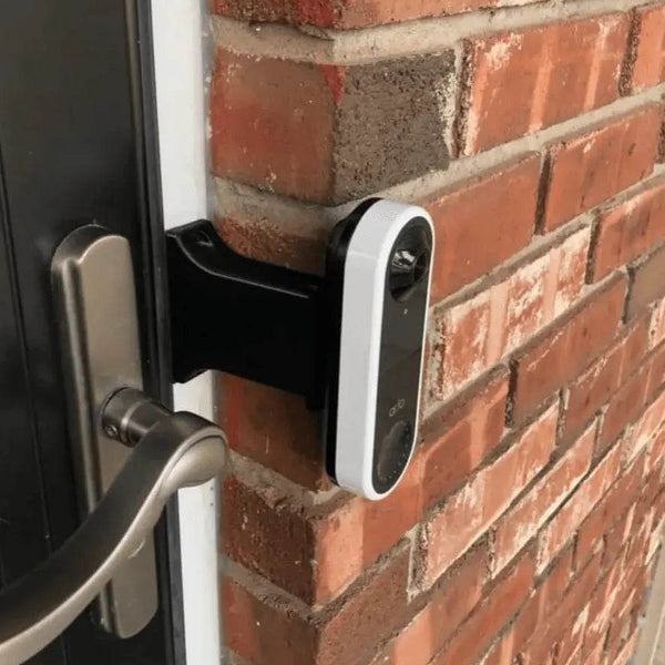 Arlo Essential Doorbell Wire-Free Brick Extension - 9/16in Wide Base - Offset Extend Over Side of Brick - DoorbellMount.Com